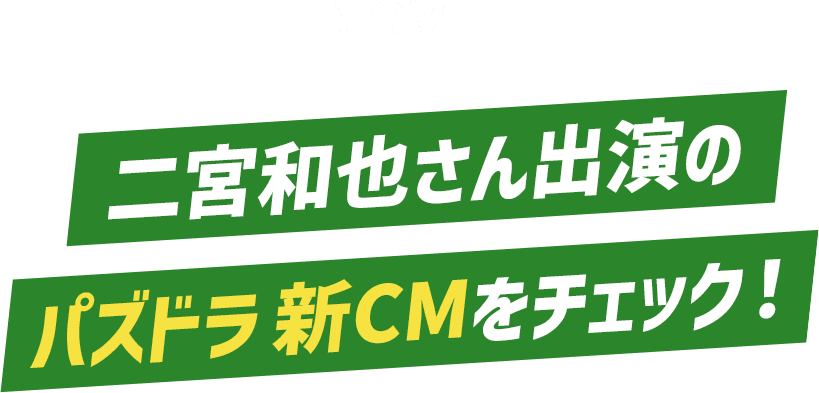 二宮和也さん出演のパズドラ新CMをチェック！